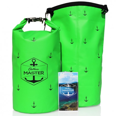 Rucsac impermeabil Outdoors MASTER 20L Verde Dry Bag