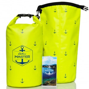 Rucsac impermeabil Outdoors MASTER 20L Galben Dry Bag