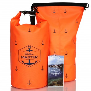 Rucsac impermeabil Outdoors MASTER 20L Portocaliu Dry Bag